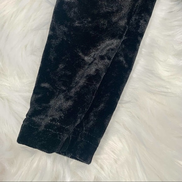 JESSICA Simpson Black Velvet Pants Baby Girl - Picture 3 of 4